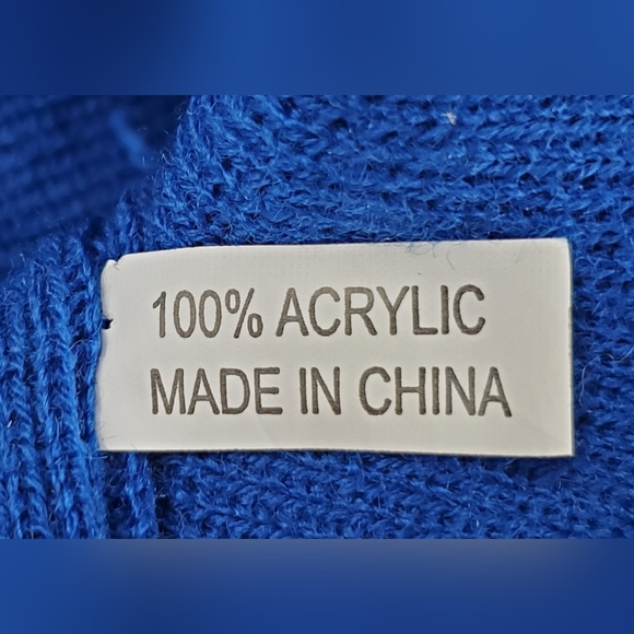 Chicago Cubs MLB SGA Jim Beam Baseball Winter Pom Knit Hat Cap Beanie - EUC - Picture 7 of 7